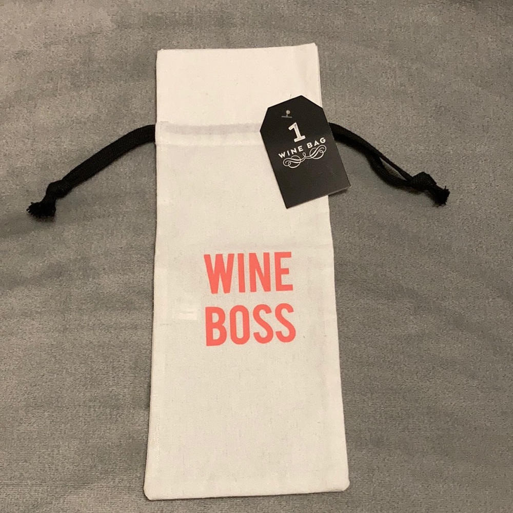 Wine Boss. Reusable Gift Bag